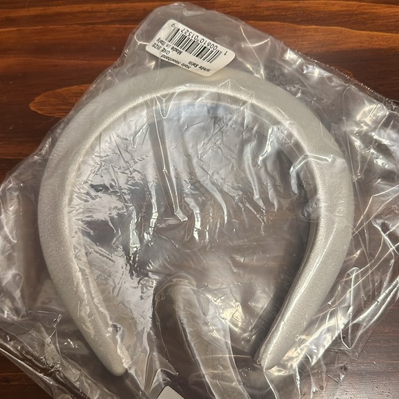 Hill House Halo Headband in White Satin NEW main image 2